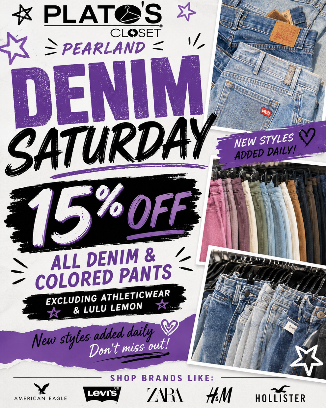 15% Off Denim